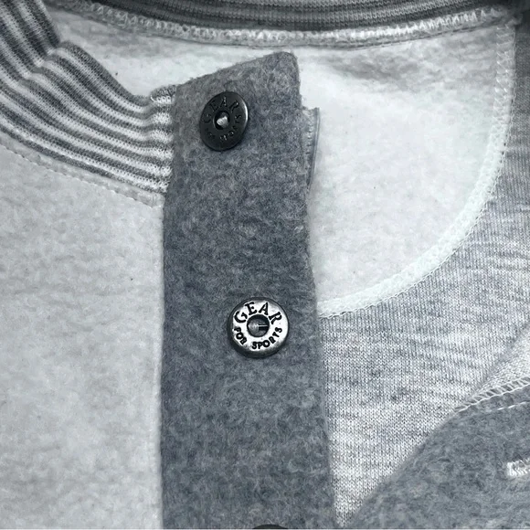 BP Vintage Gear For Sports White and Gray Crewneck Sweater - Picture 4 of 11